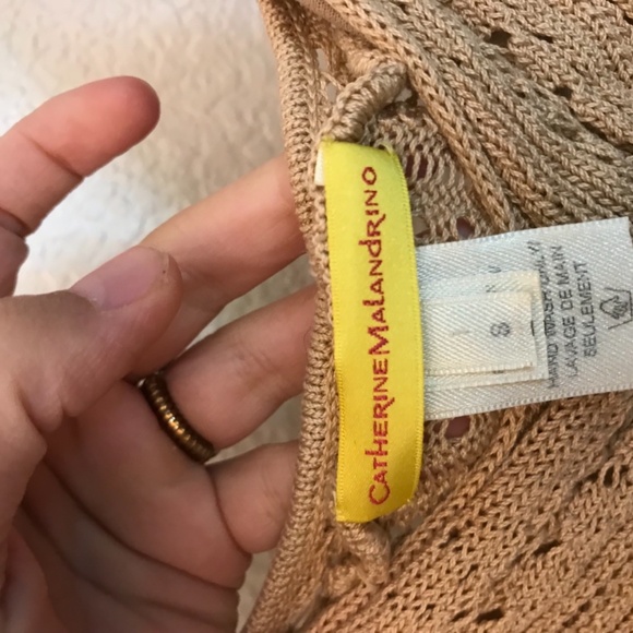 Catherine Malandrino Knit Small Honey Tank Top - Picture 3 of 6